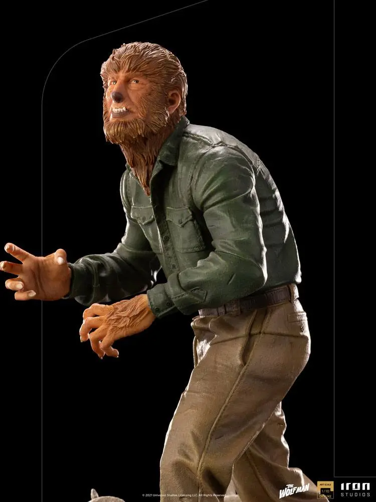 Universal Monsters Deluxe Art Scale Statue 1/10 The Wolf Man 21 cm Produktfoto