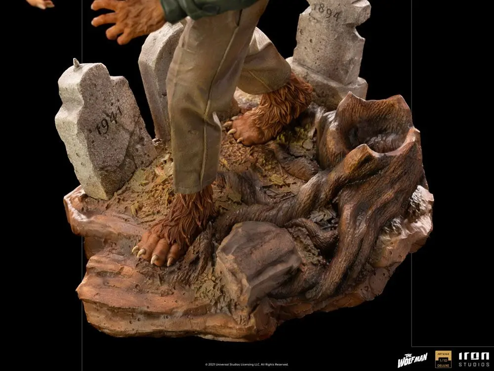 Universal Monsters Deluxe Art Scale Statue 1/10 The Wolf Man 21 cm Produktfoto