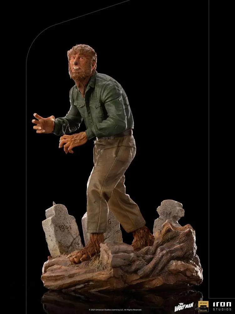 Universal Monsters Deluxe Art Scale Statue 1/10 The Wolf Man 21 cm Produktfoto
