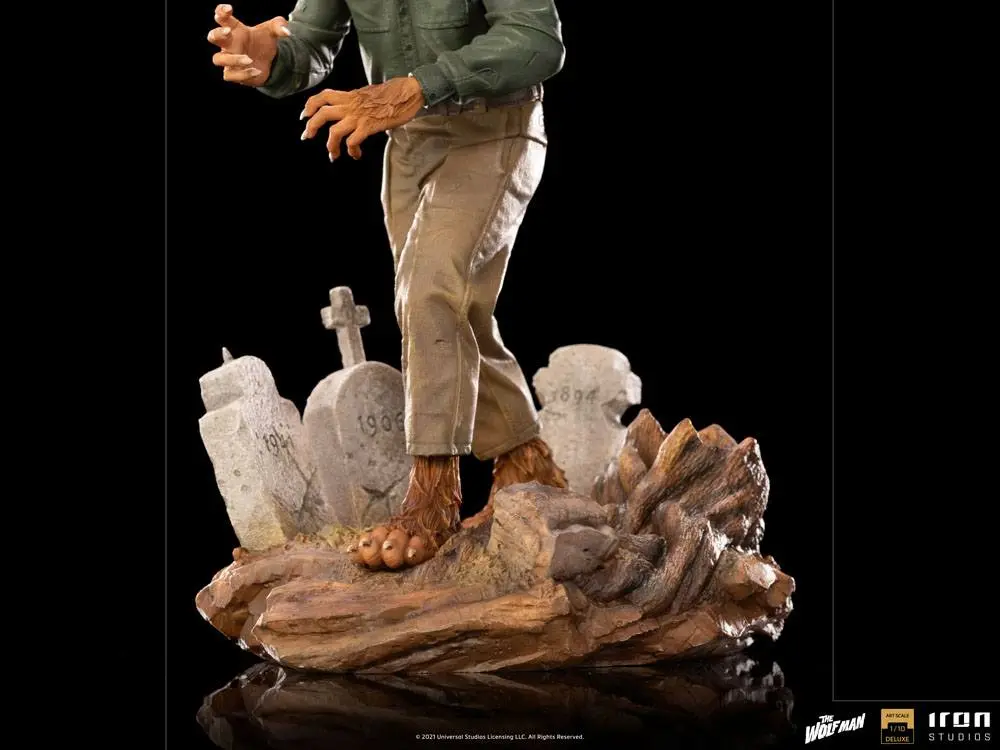 Universal Monsters Deluxe Art Scale Statue 1/10 The Wolf Man 21 cm Produktfoto