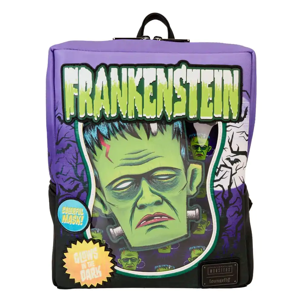 Universal Monsters by Loungefly Mini-Rucksack Frankenstein Neon Mask termékfotó