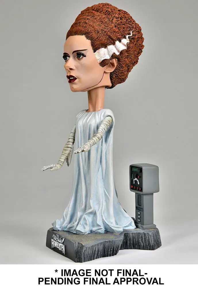 Universal Monsters Head Knocker Wackelkopf-Figur Frankensteins Braut 20 cm Produktfoto