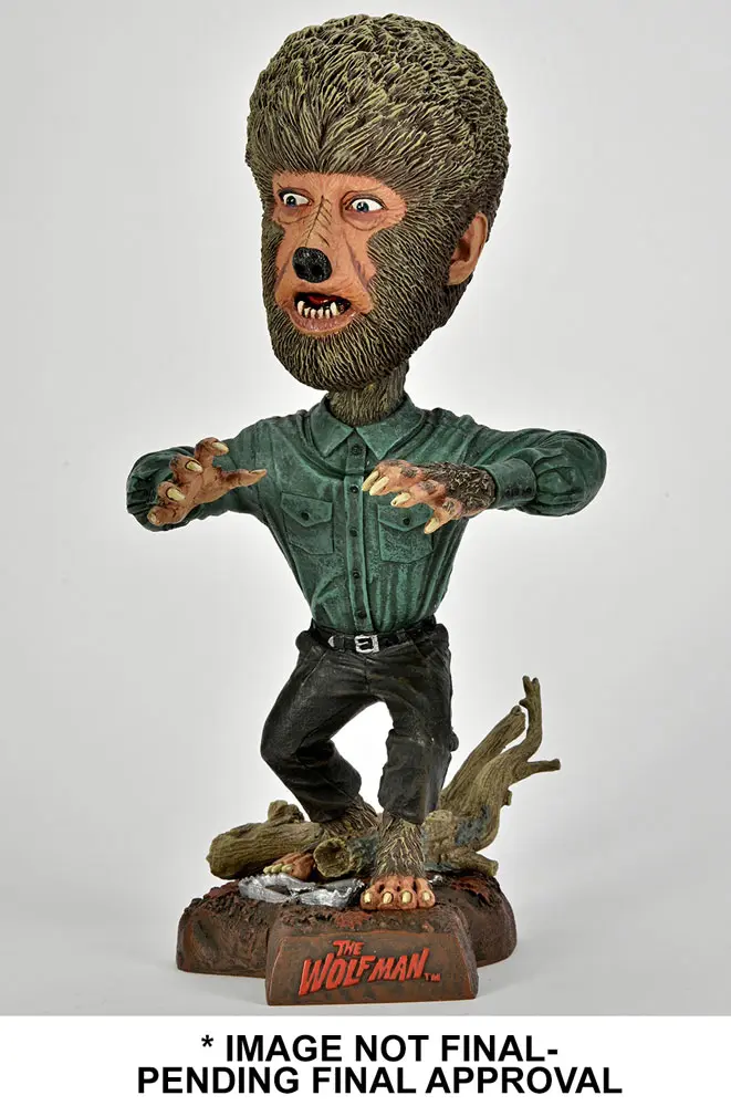 Universal Monsters Head Knocker Wackelkopf-Figur Wolf Man 20 cm termékfotó