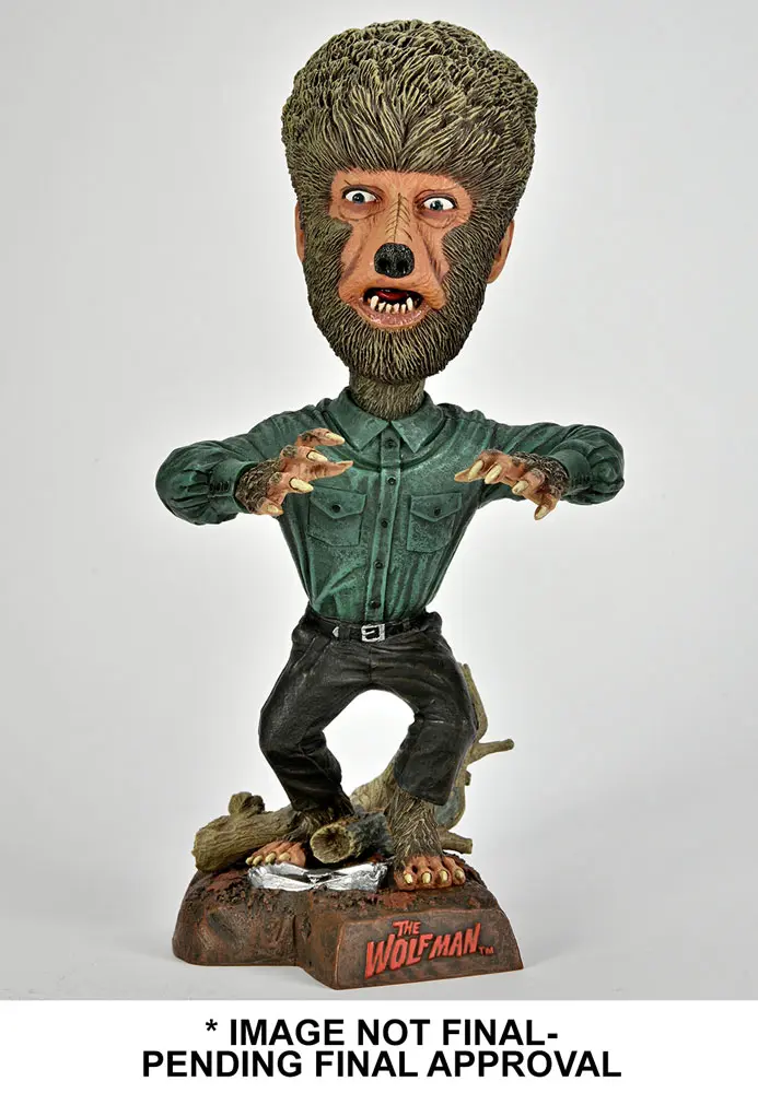 Universal Monsters Head Knocker Wackelkopf-Figur Wolf Man 20 cm termékfotó