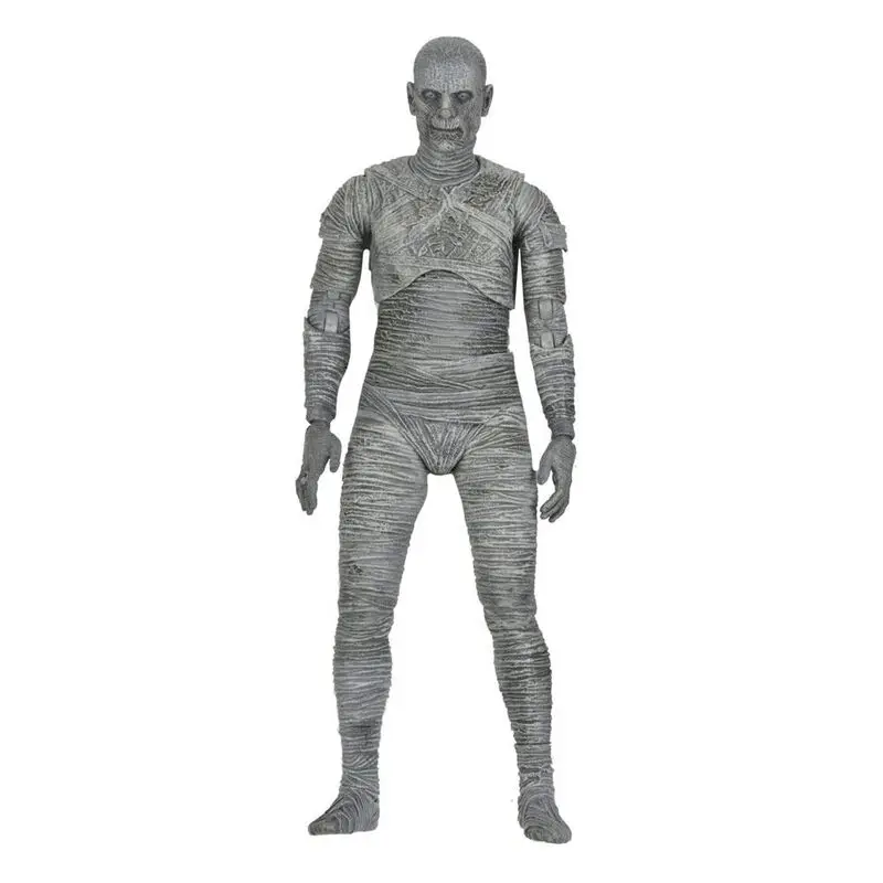 Universal Monsters Actionfigur Ultimate The Mummy (Black & White) 18 cm Produktfoto