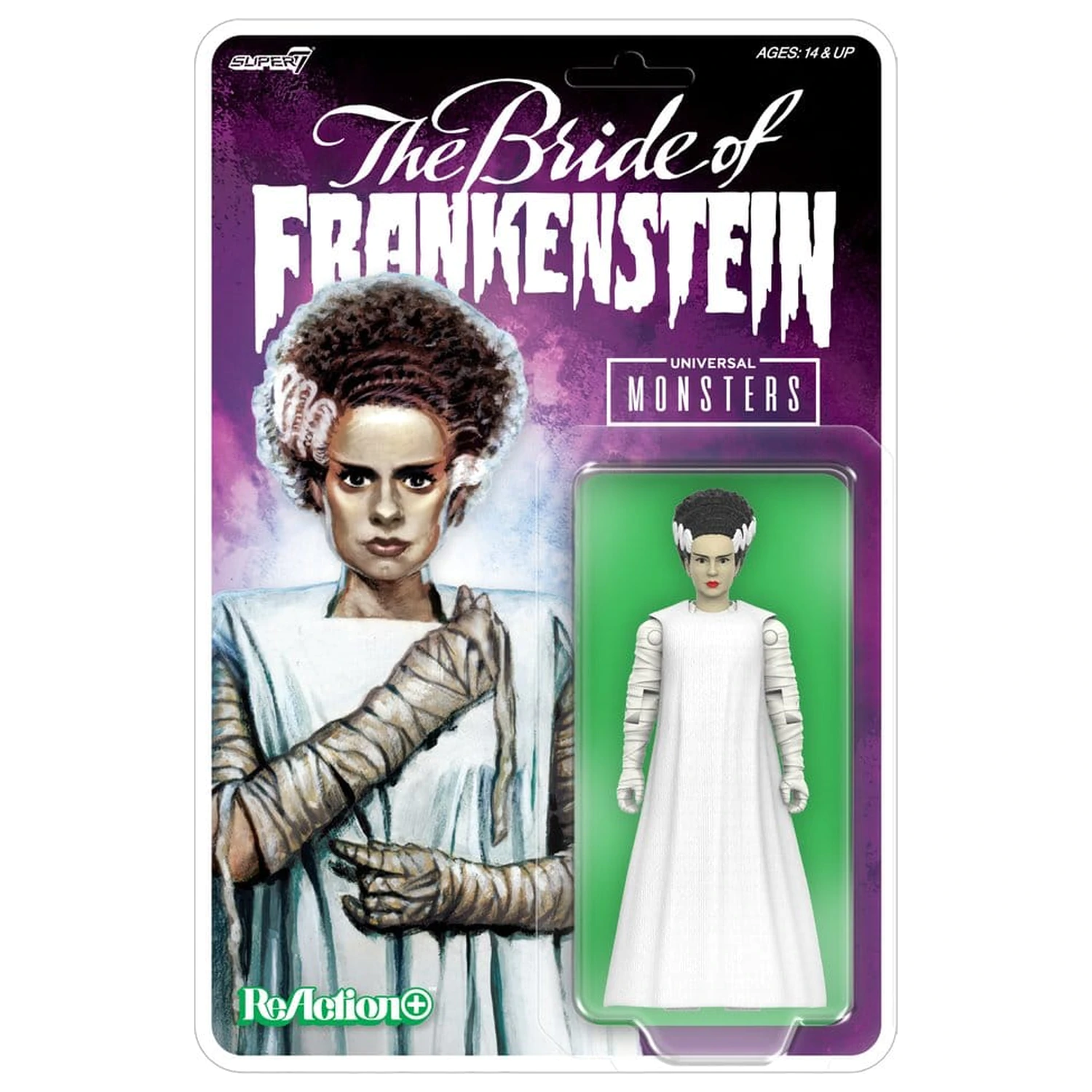 Universal Monsters ReAction+ Actionfigur Wave 02 Bride Of Frankenstein Produktfoto