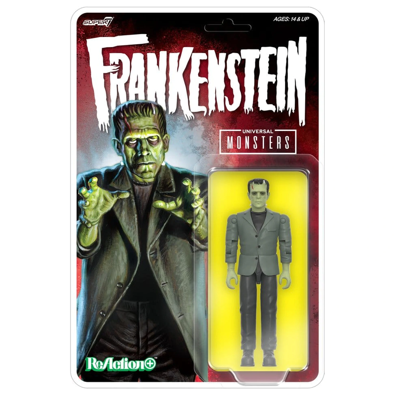 Universal Monsters ReAction+ Actionfigur Wave 02 Frankenstein Produktfoto