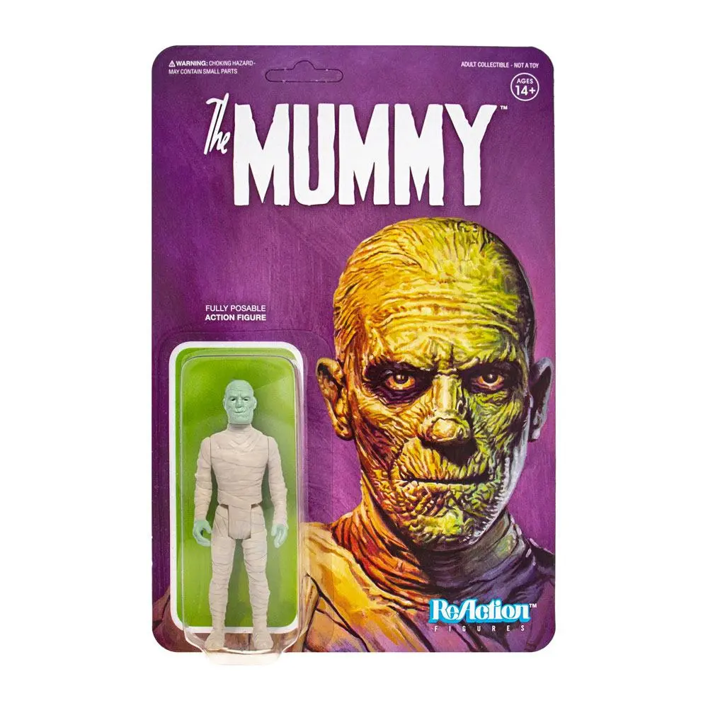 Universal Monsters ReAction Action Figur The Mummy 10 cm Produktfoto