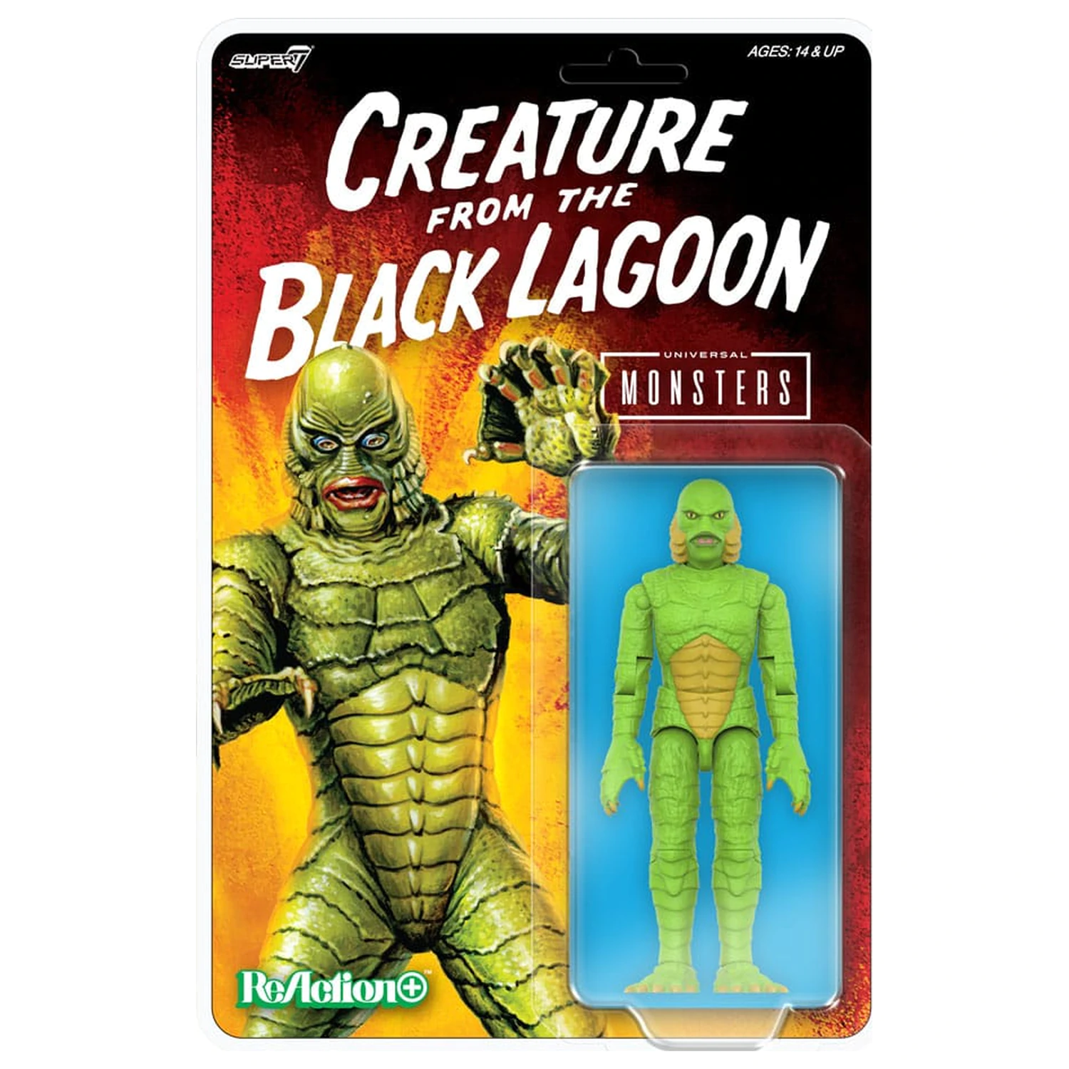 Universal Monsters ReAction+ Action Figur Wave 1 Creature from the Black Lagoon 10 cm Produktfoto