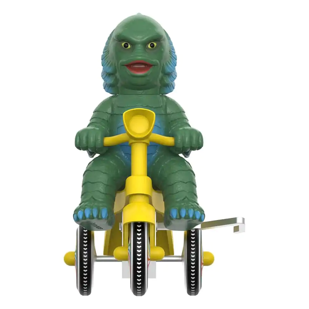 Universal Monsters Super Cycles Actionfigur Der Schrecken vom Amazonas (Dark Green with Yellow Trike) 13 cm Produktfoto