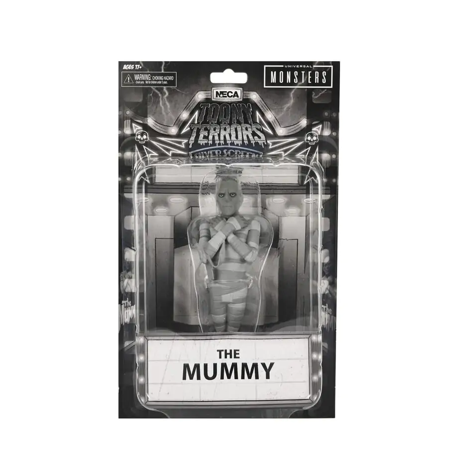 Universal Monsters The Mummy Black & White The Mummy Toony Terrors Figur 15 cm Produktfoto