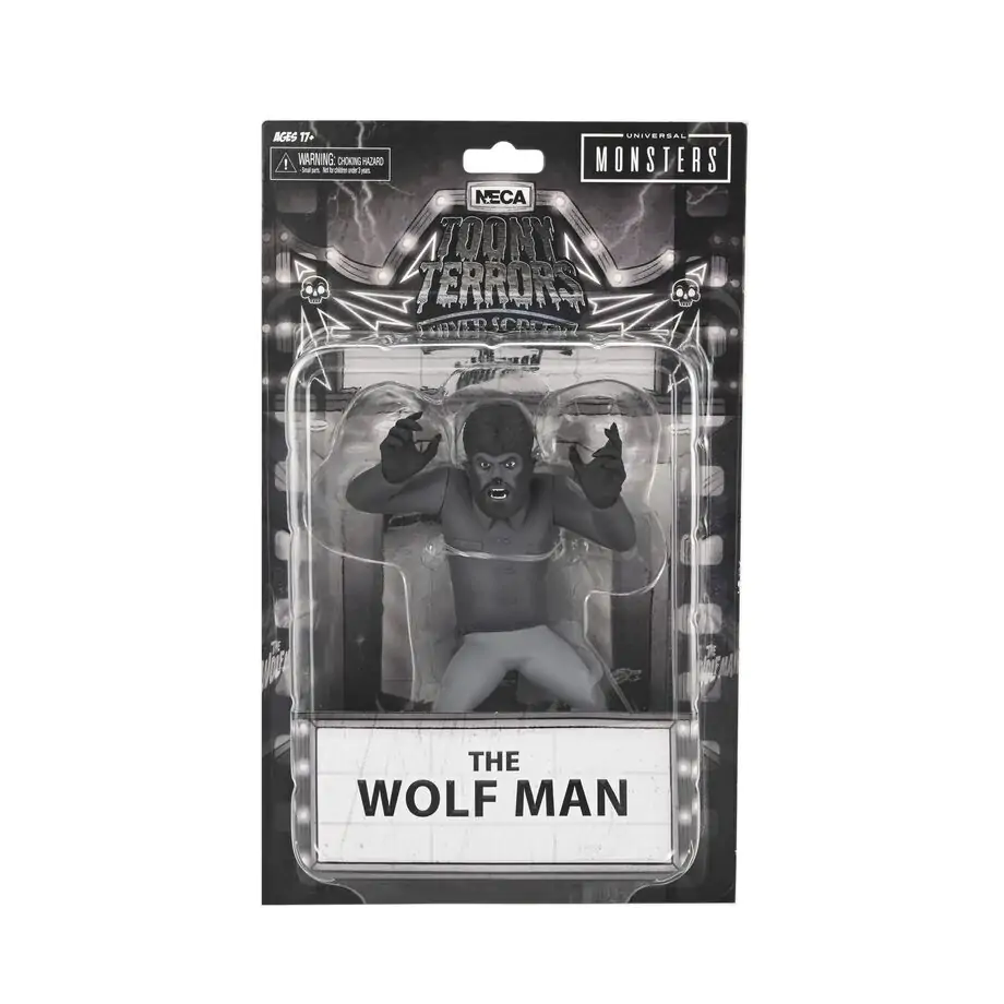 Universal Monsters The Mummy Black & White The Wolf Man Toony Terrors Figur 15 cm Produktfoto