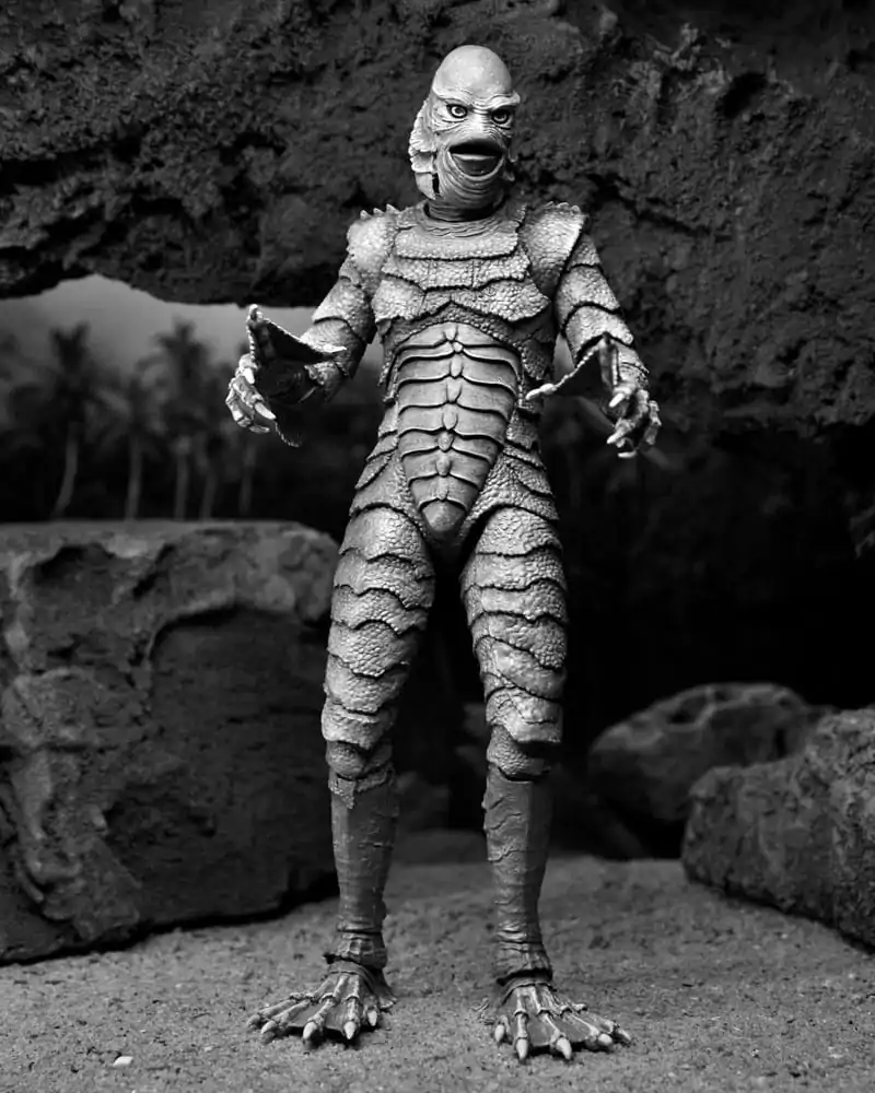 Universal Monsters Actionfigur Ultimate Creature from the Black Lagoon (B&W) 18 cm termékfotó