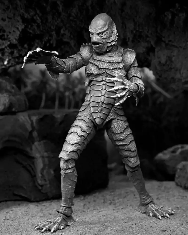 Universal Monsters Actionfigur Ultimate Creature from the Black Lagoon (B&W) 18 cm termékfotó