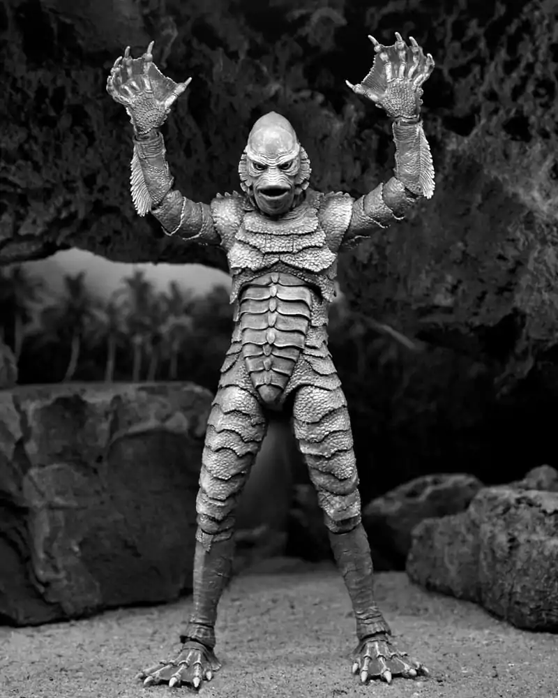 Universal Monsters Actionfigur Ultimate Creature from the Black Lagoon (B&W) 18 cm termékfotó