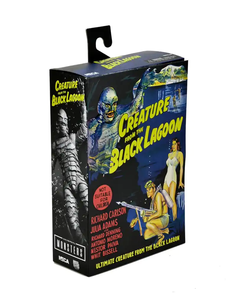 Universal Monsters Actionfigur Ultimate Creature from the Black Lagoon (B&W) 18 cm termékfotó