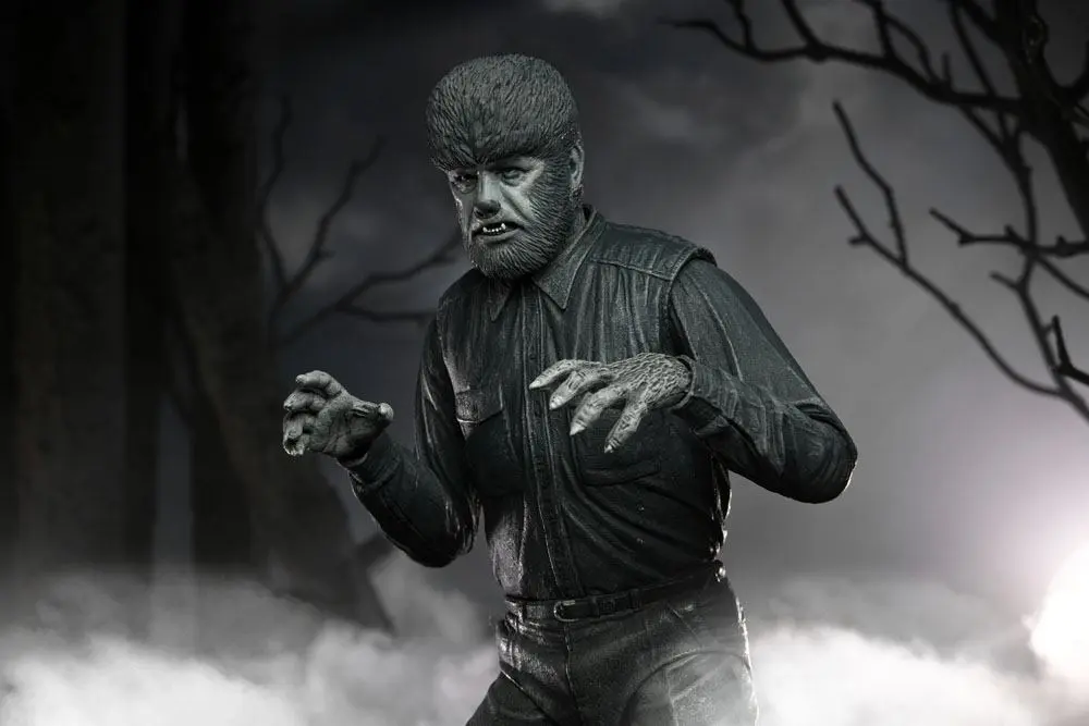 Universal Monsters Actionfigur Ultimate The Wolf Man (Black & White) 18 cm termékfotó