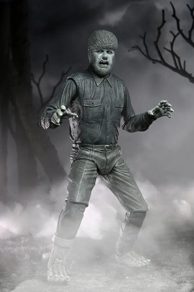 Universal Monsters Actionfigur Ultimate The Wolf Man (Black & White) 18 cm termékfotó