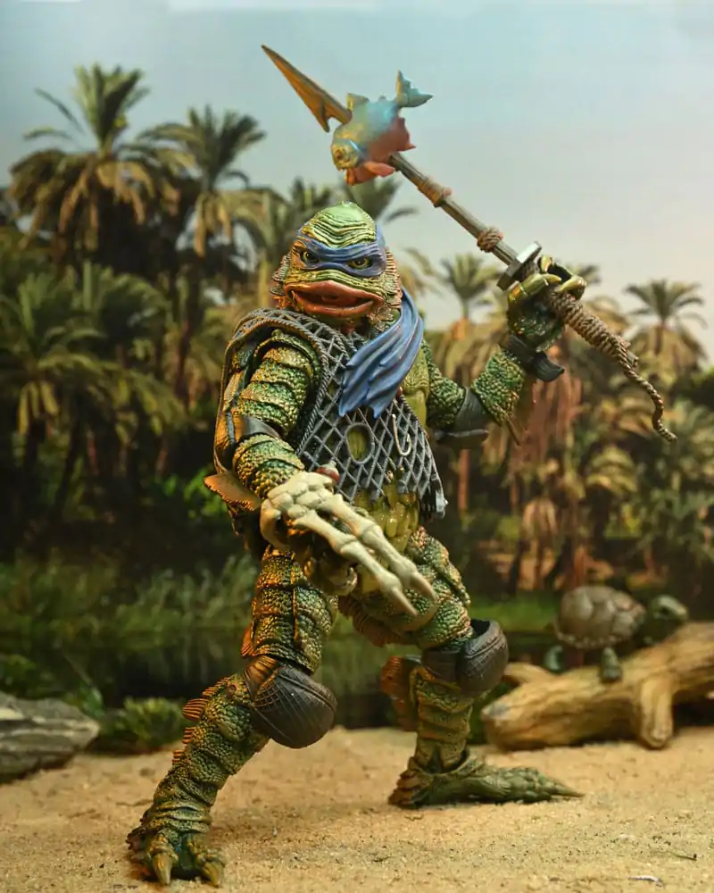 Universal Monsters x Teenage Mutant Ninja Turtles Scale Actionfigur Leonardo as the Creature 18 cm termékfotó