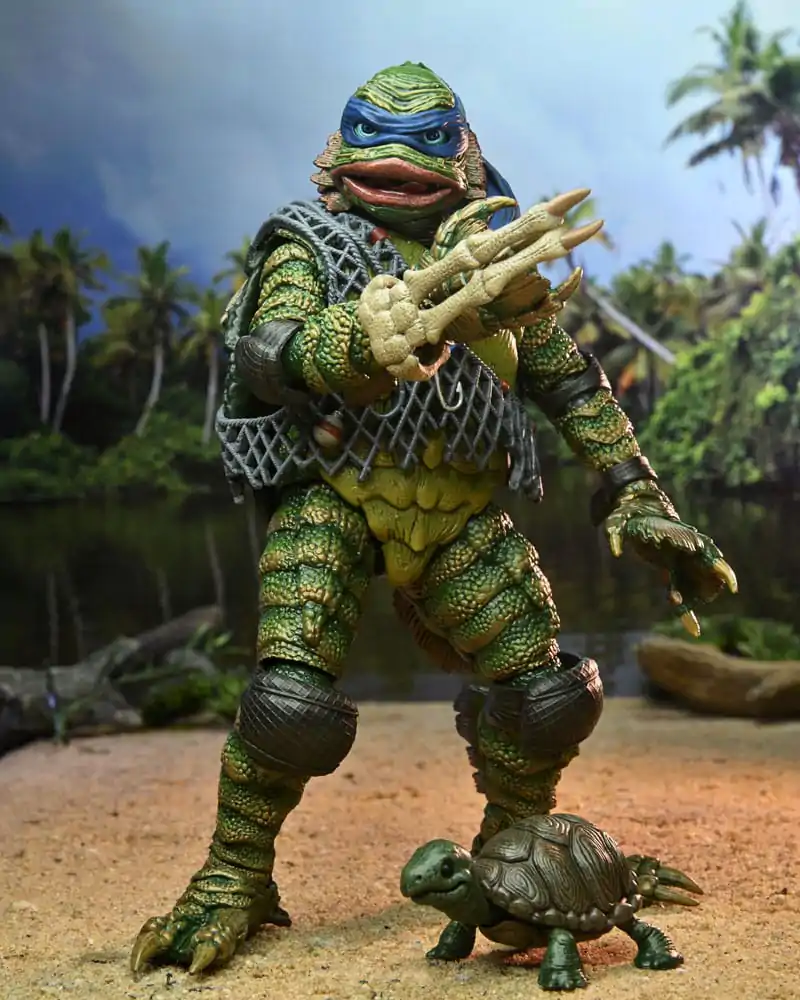 Universal Monsters x Teenage Mutant Ninja Turtles Scale Actionfigur Leonardo as the Creature 18 cm termékfotó