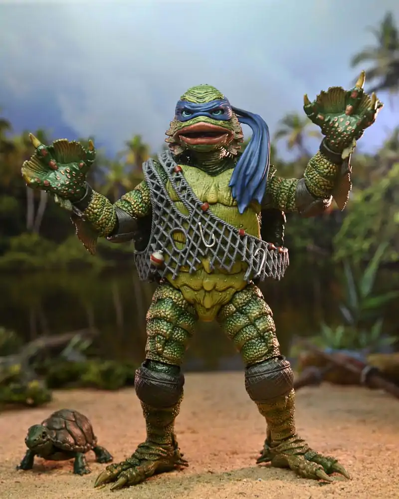 Universal Monsters x Teenage Mutant Ninja Turtles Scale Actionfigur Leonardo as the Creature 18 cm termékfotó