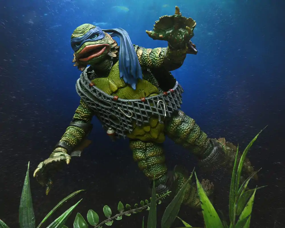 Universal Monsters x Teenage Mutant Ninja Turtles Scale Actionfigur Leonardo as the Creature 18 cm termékfotó