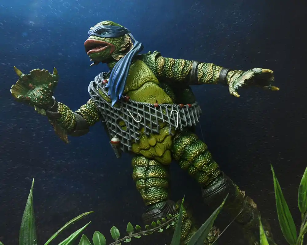 Universal Monsters x Teenage Mutant Ninja Turtles Scale Actionfigur Leonardo as the Creature 18 cm termékfotó