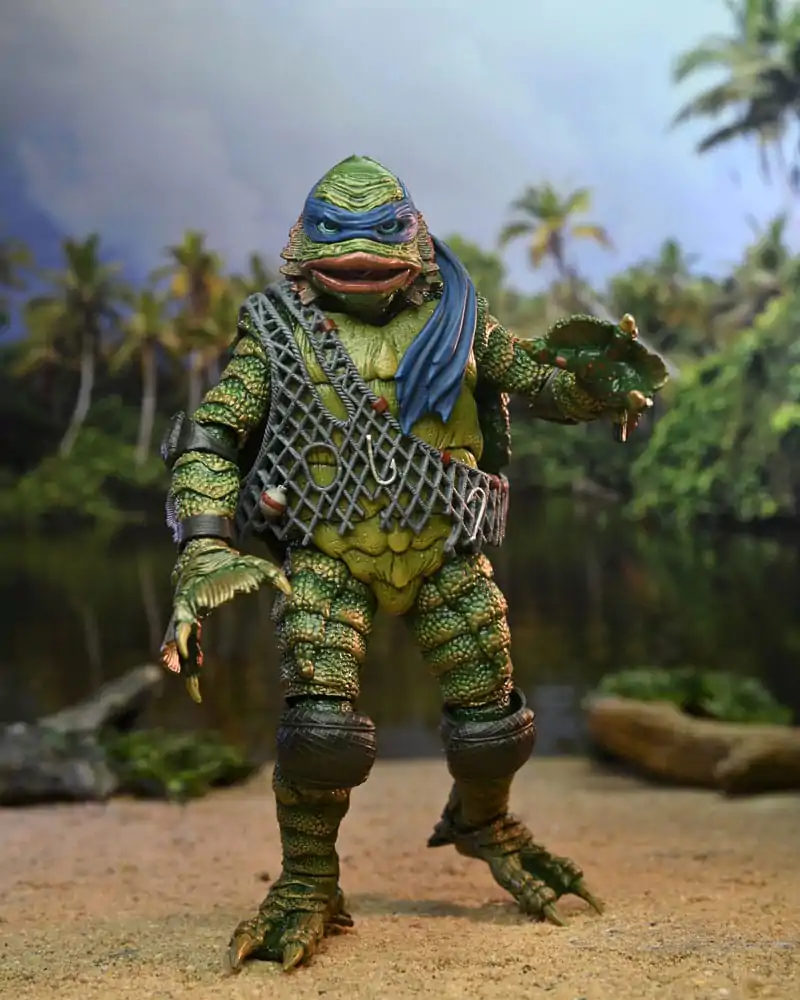 Universal Monsters x Teenage Mutant Ninja Turtles Scale Actionfigur Leonardo as the Creature 18 cm termékfotó