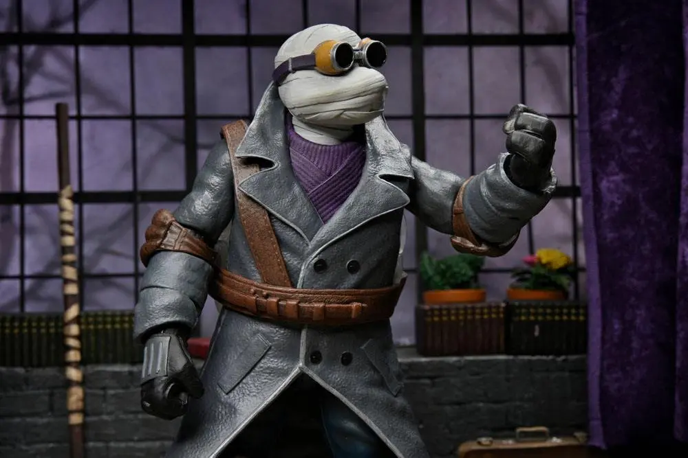 Universal Monsters x Teenage Mutant Ninja Turtles Ultimate Action Figur Donatello as The Invisible Man 18 cm Produktfoto