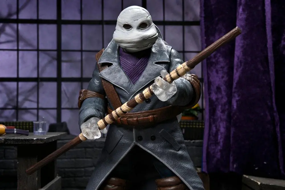 Universal Monsters x Teenage Mutant Ninja Turtles Ultimate Action Figur Donatello as The Invisible Man 18 cm Produktfoto