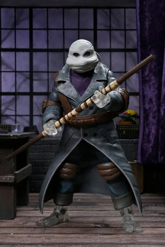 Universal Monsters x Teenage Mutant Ninja Turtles Ultimate Action Figur Donatello as The Invisible Man 18 cm Produktfoto
