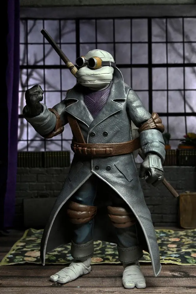 Universal Monsters x Teenage Mutant Ninja Turtles Ultimate Action Figur Donatello as The Invisible Man 18 cm Produktfoto