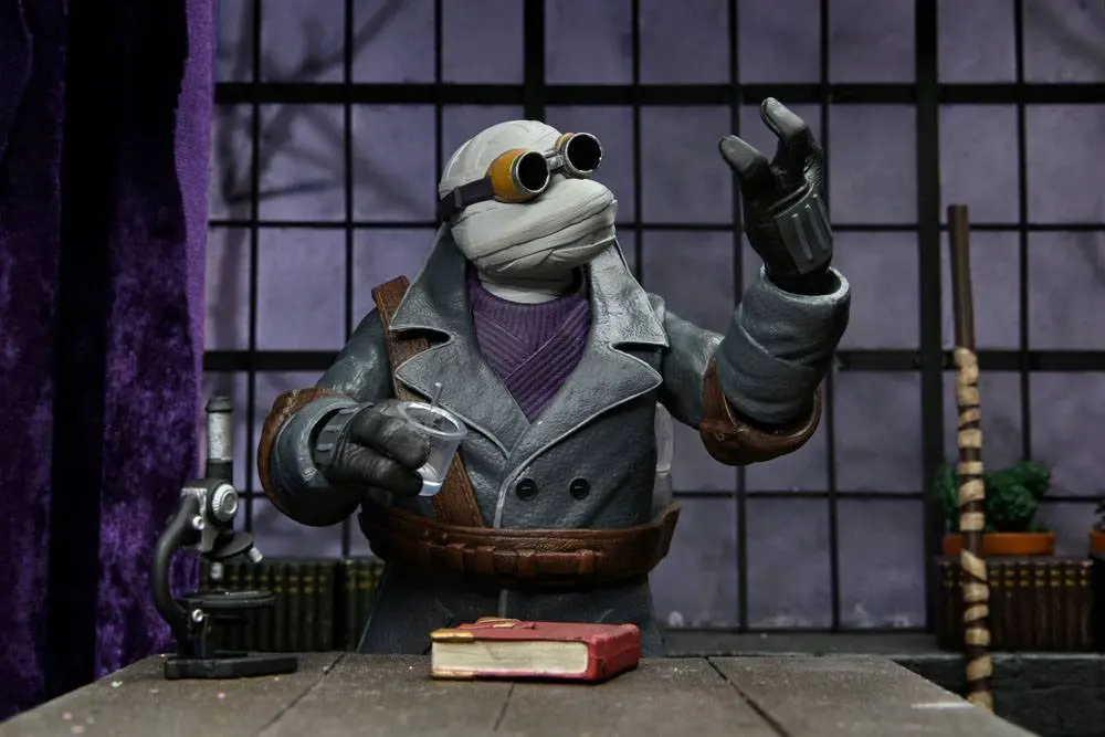 Universal Monsters x Teenage Mutant Ninja Turtles Ultimate Action Figur Donatello as The Invisible Man 18 cm Produktfoto