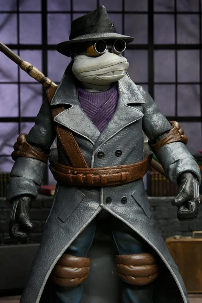 Universal Monsters x Teenage Mutant Ninja Turtles Ultimate Action Figur Donatello as The Invisible Man 18 cm Produktfoto