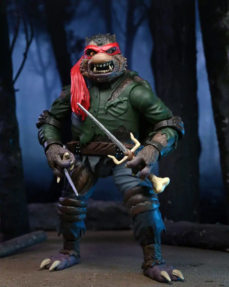 Universal Monsters x Teenage Mutant Ninja Turtles Actionfigur Ultimate Raphael as The Wolfman 18 cm termékfotó