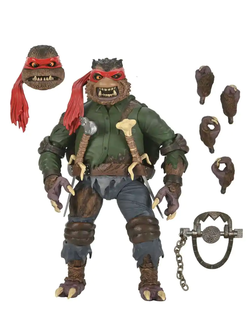 Universal Monsters x Teenage Mutant Ninja Turtles Actionfigur Ultimate Raphael as The Wolfman 18 cm termékfotó