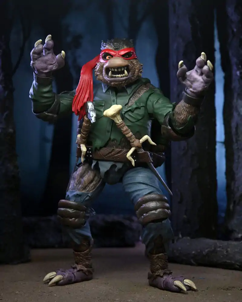 Universal Monsters x Teenage Mutant Ninja Turtles Actionfigur Ultimate Raphael as The Wolfman 18 cm termékfotó