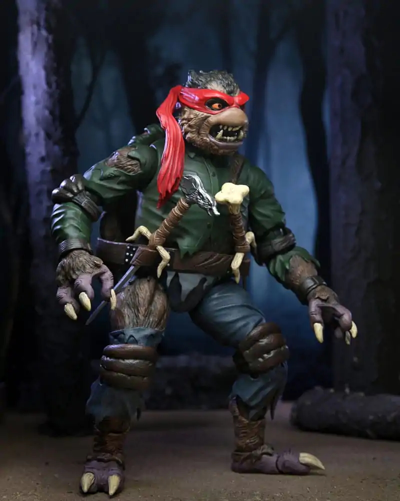 Universal Monsters x Teenage Mutant Ninja Turtles Actionfigur Ultimate Raphael as The Wolfman 18 cm termékfotó