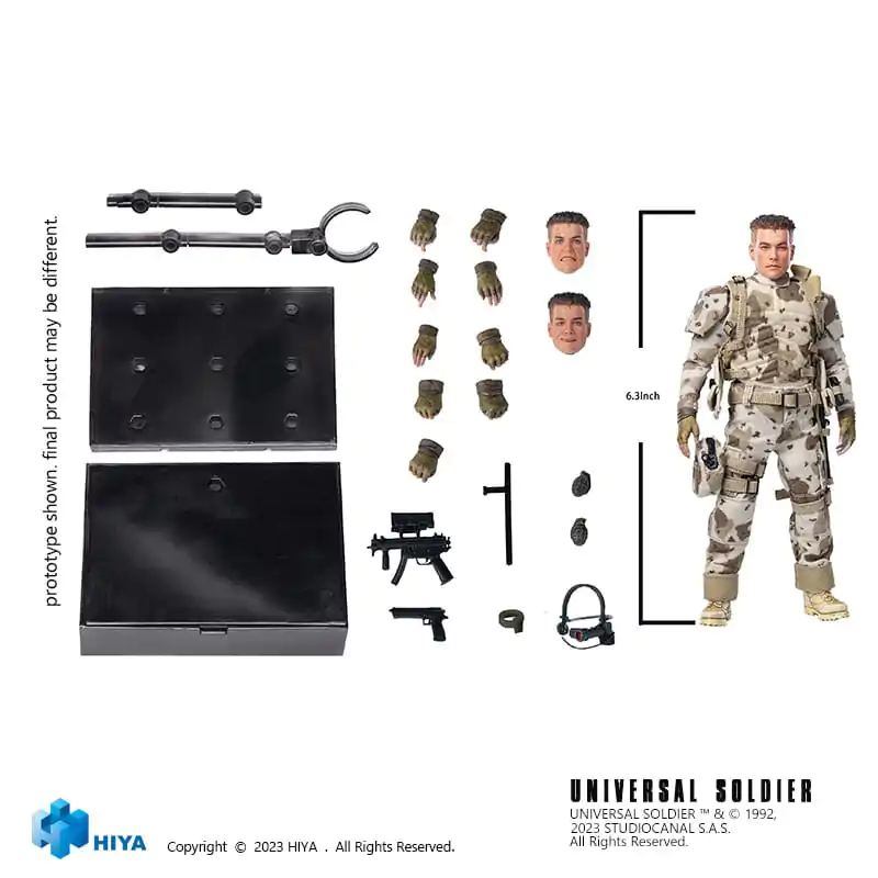 Universal Soldier Exquisite Super Series Actionfigur 1/12 Luc Deveraux 16 cm Produktfoto