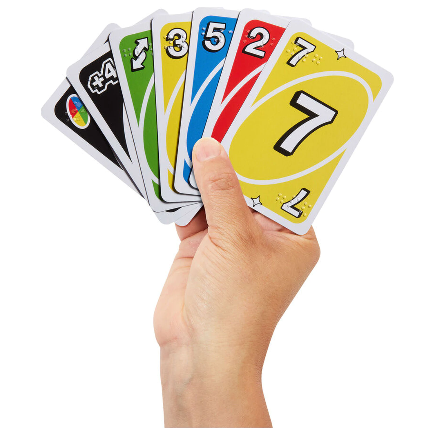 UNO Braille Kartenspiel Produktfoto