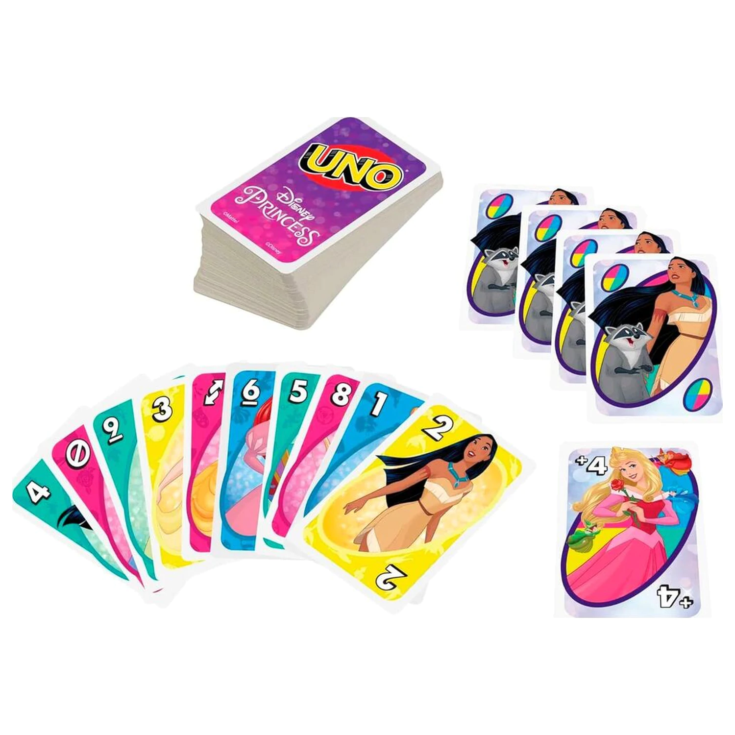 UNO Disney Princesses Kartenspiel Produktfoto