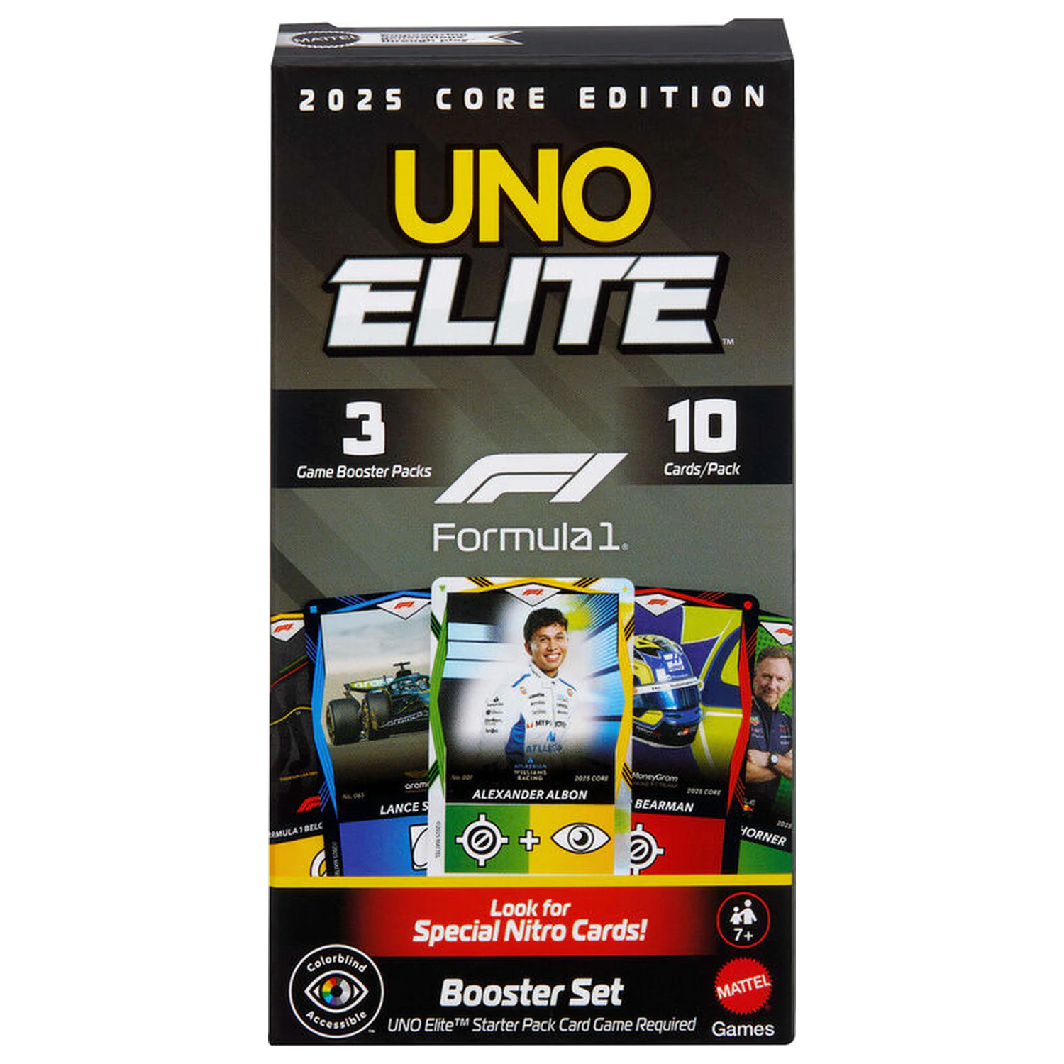 UNO Elite F1 Booster Pack Kartenspiel Produktfoto