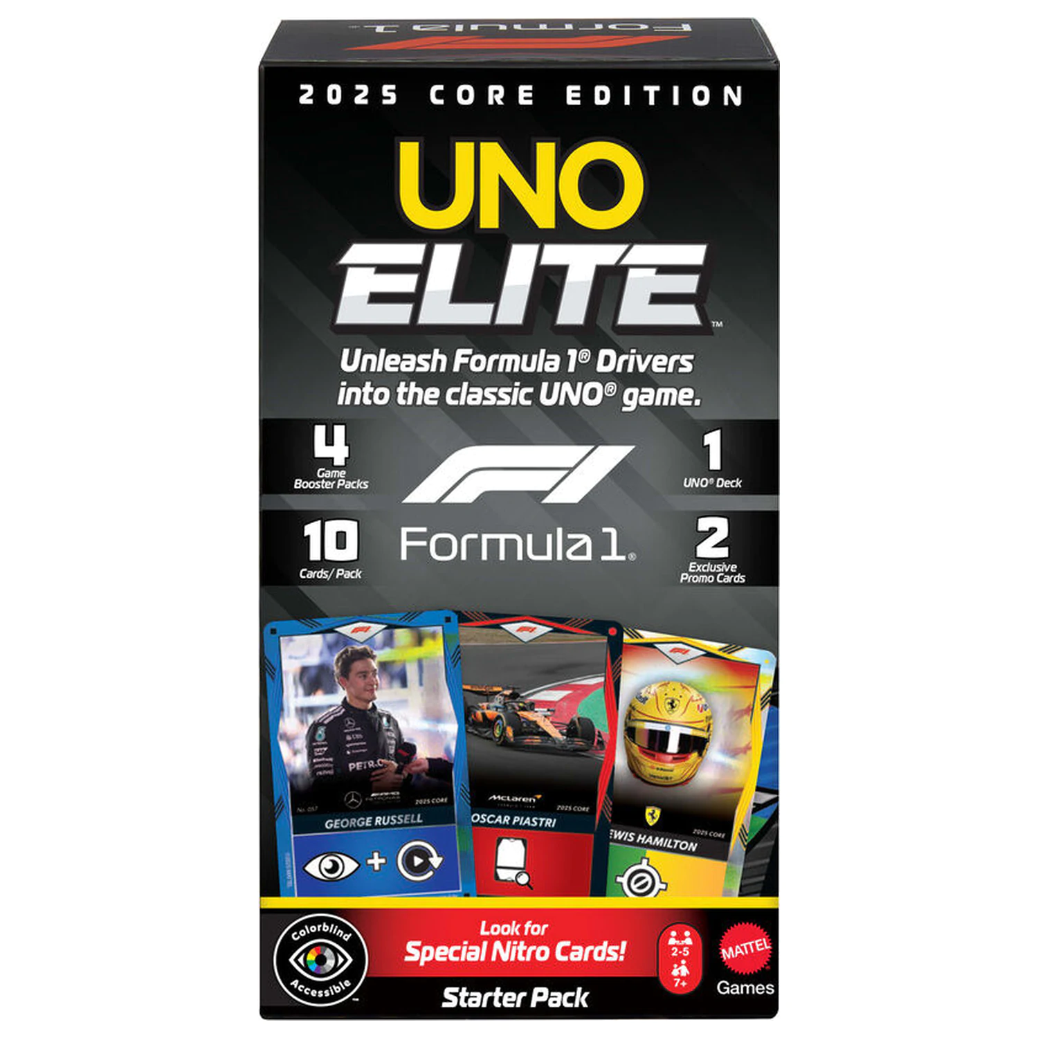 UNO Elite F1 Starter Pack Kartenspiel Produktfoto