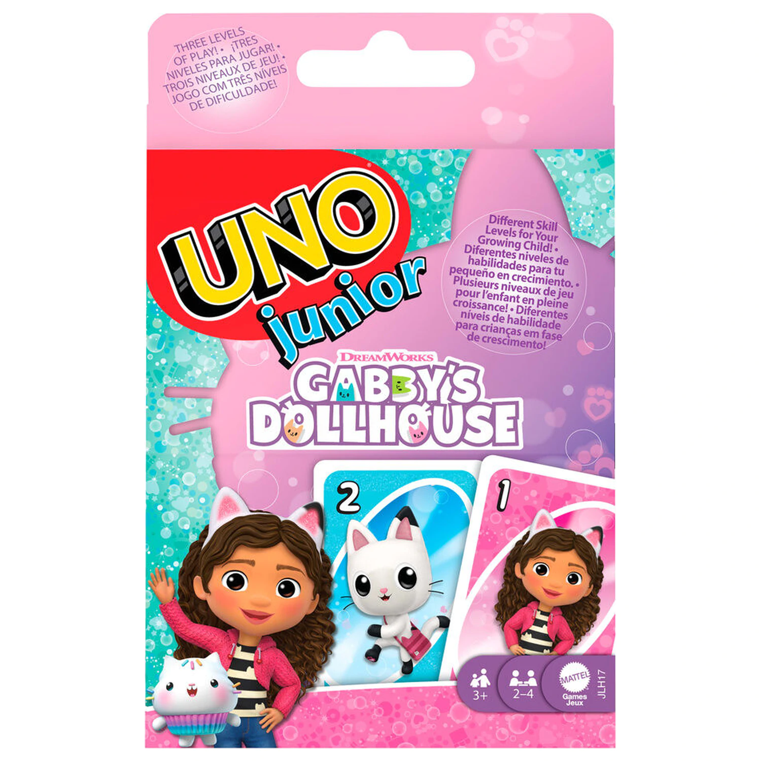 UNO Gabbys Dollhouse Kartenspiel Produktfoto