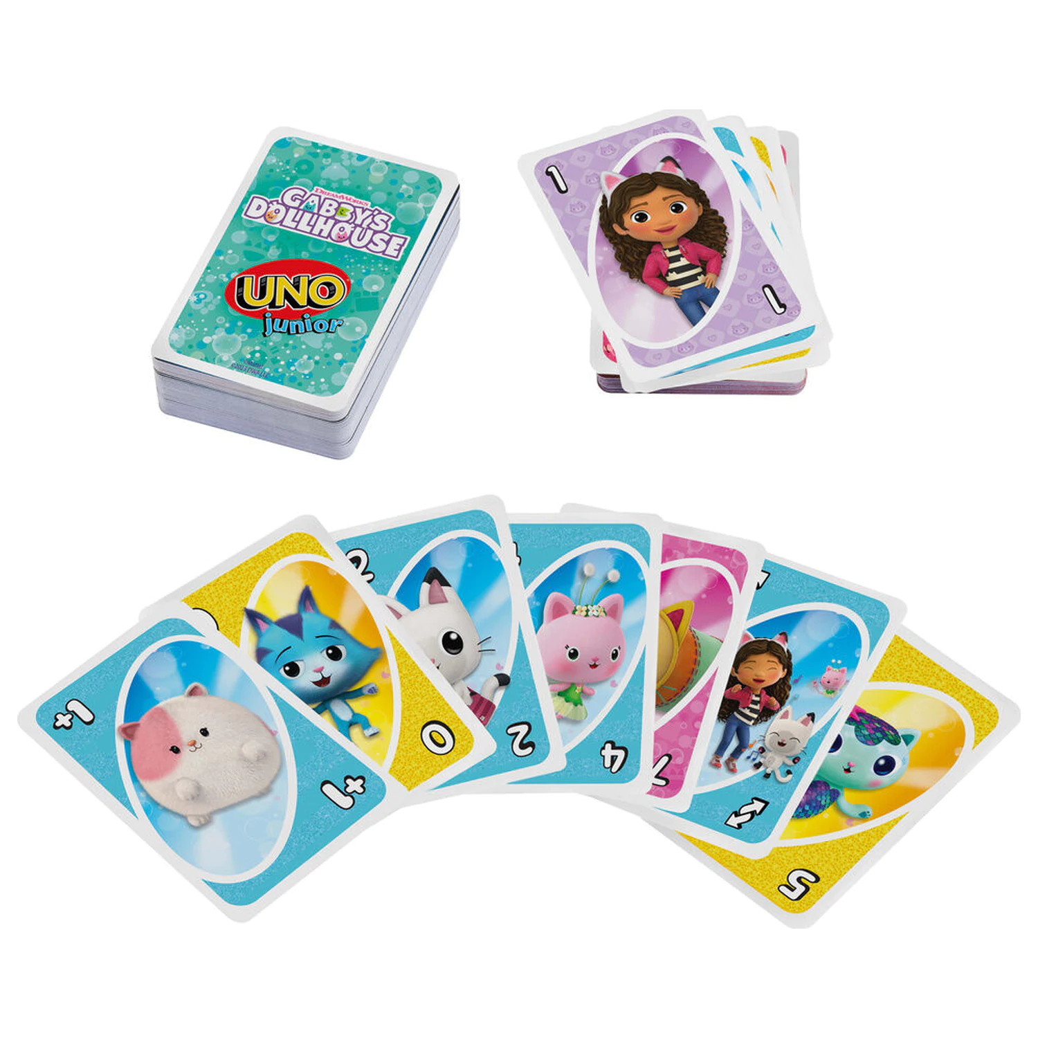 UNO Gabbys Dollhouse Kartenspiel Produktfoto