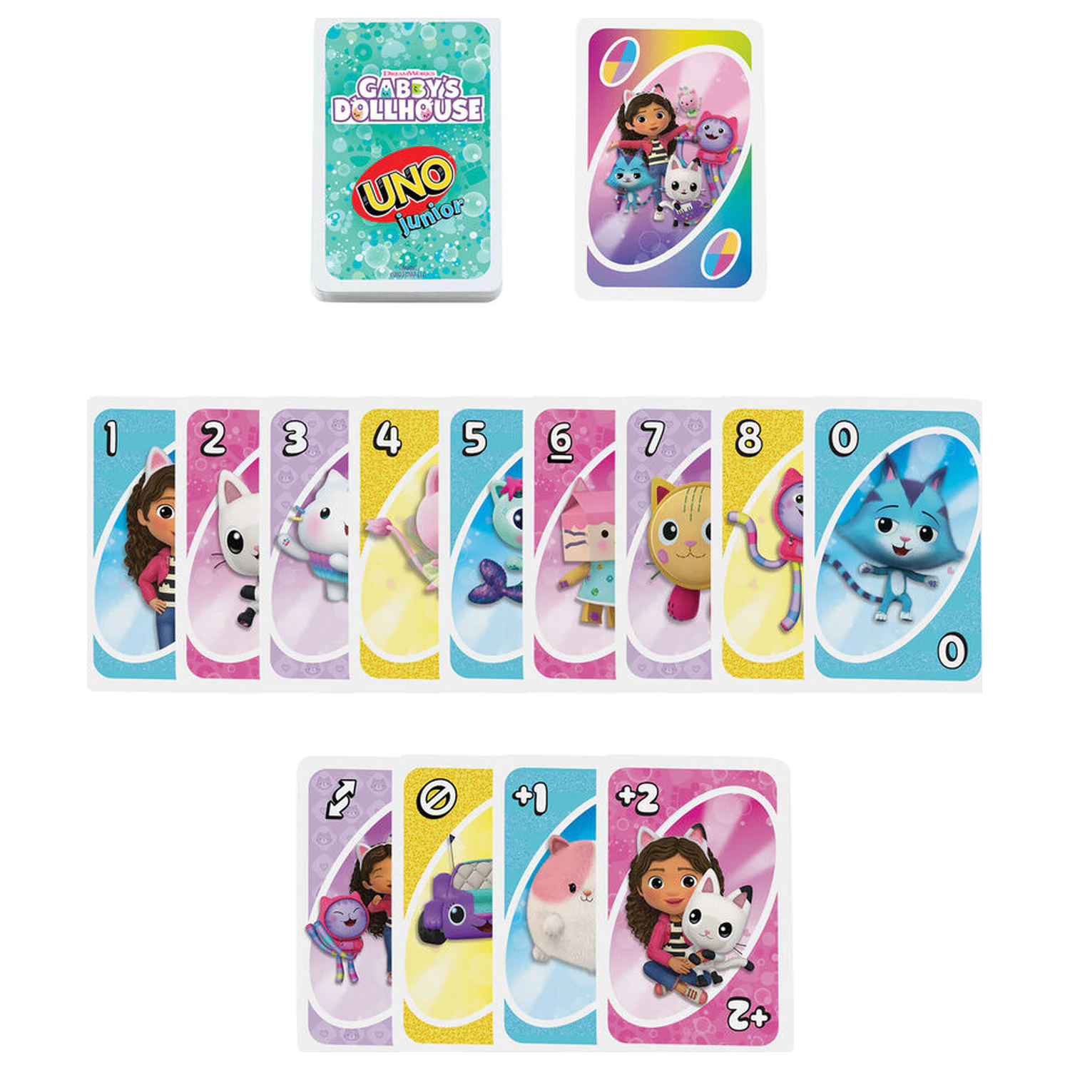 UNO Gabbys Dollhouse Kartenspiel Produktfoto