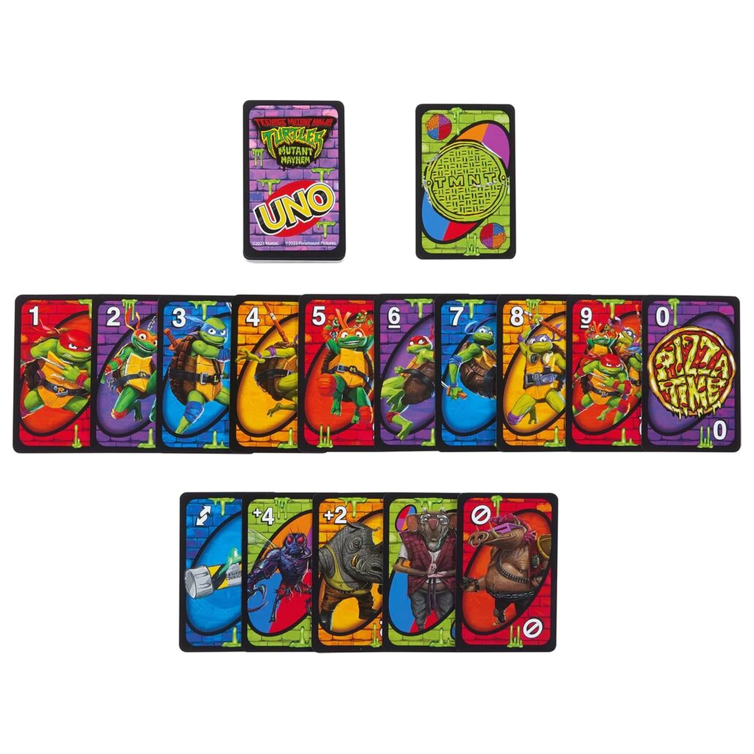 UNO Teenage Mutant Ninja Turtles Kartenspiel Produktfoto