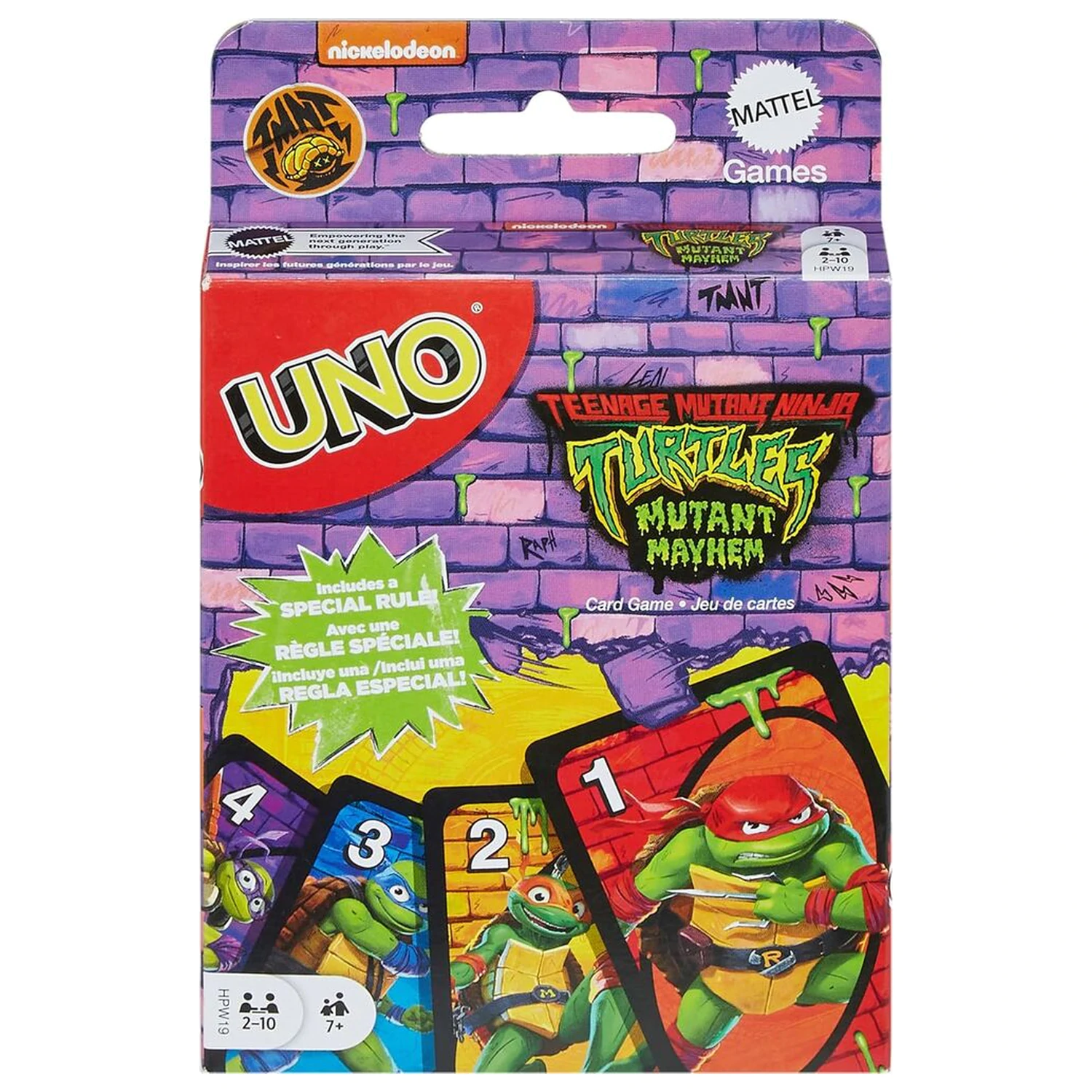 UNO Teenage Mutant Ninja Turtles Kartenspiel Produktfoto