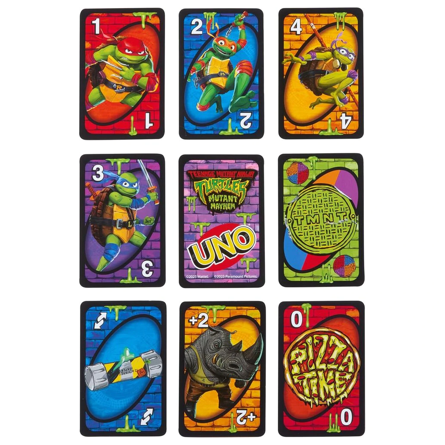 UNO Teenage Mutant Ninja Turtles Kartenspiel Produktfoto