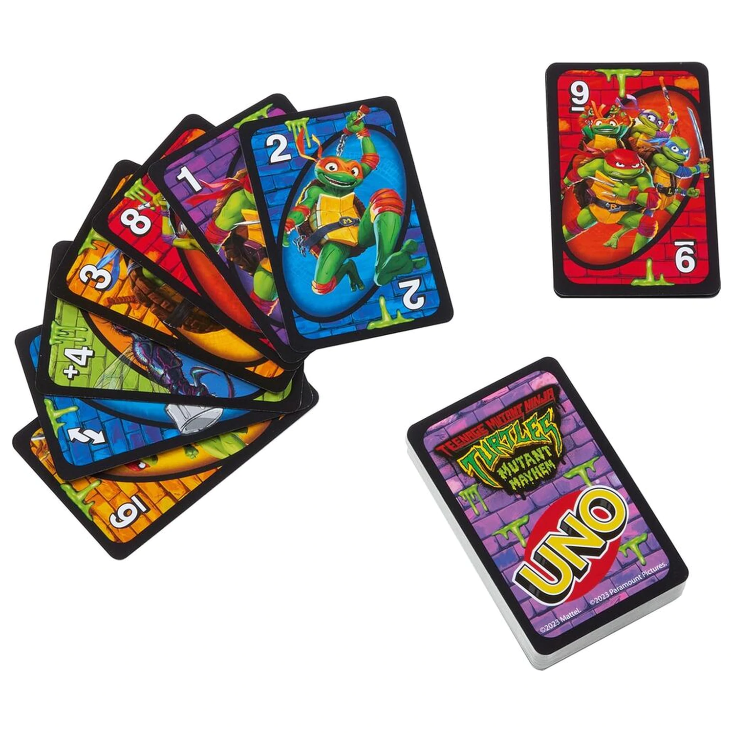 UNO Teenage Mutant Ninja Turtles Kartenspiel Produktfoto